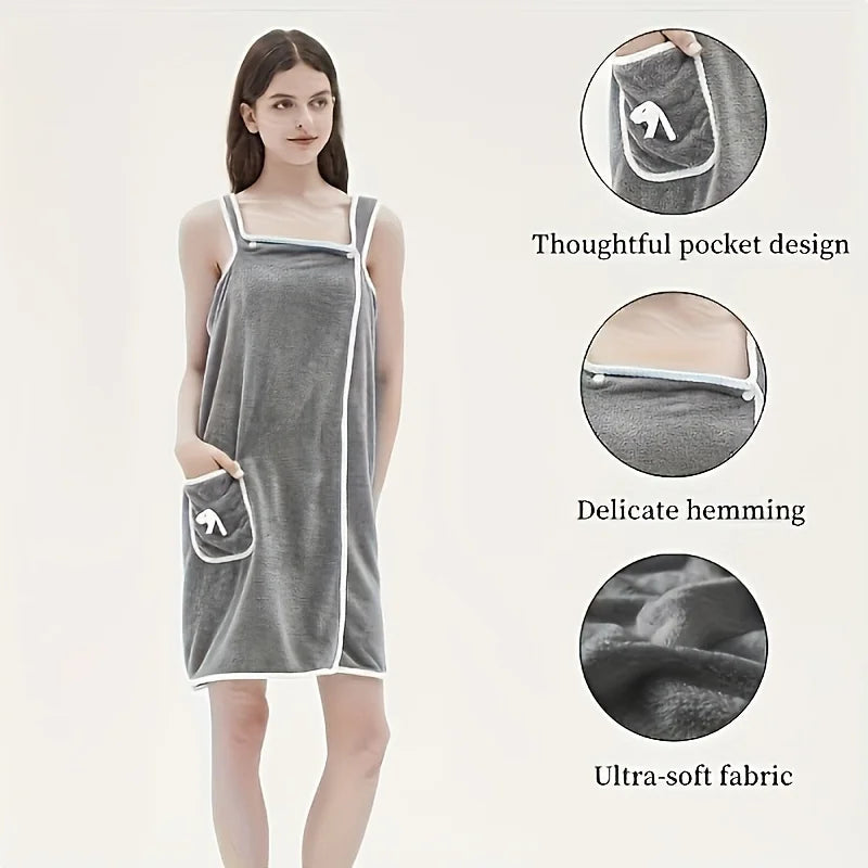 Wearable Quick Drying, Bath Towel
