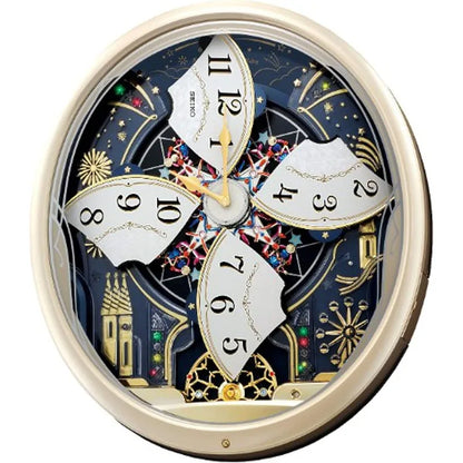 Melodies in Motion Wall Clock, Starry Night