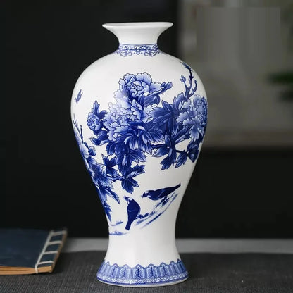 Blue and White Porcelain Vases
