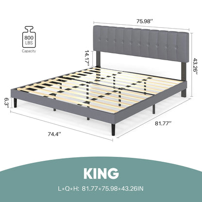 Wooden Solid Bed Frame