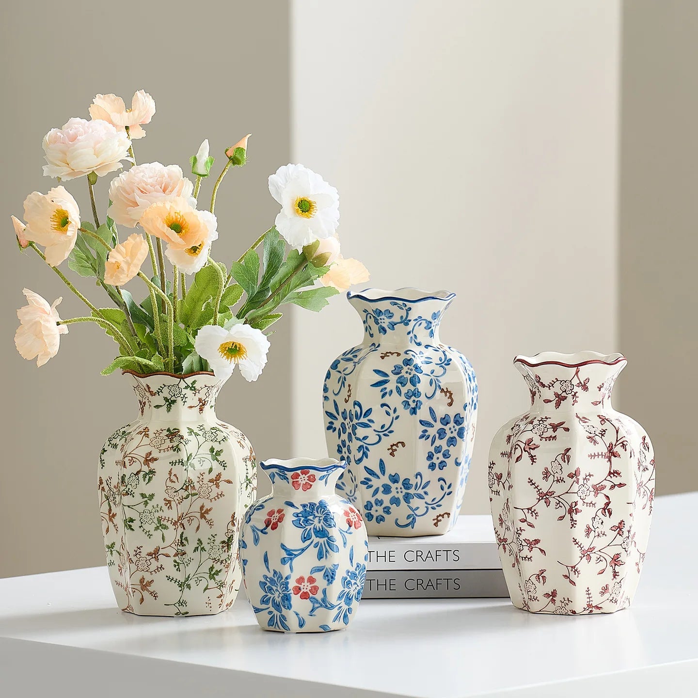 New Blue and White Porcelain Vase