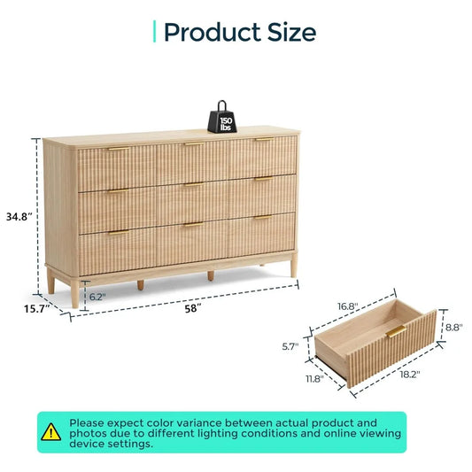 9-Drawer Dresser