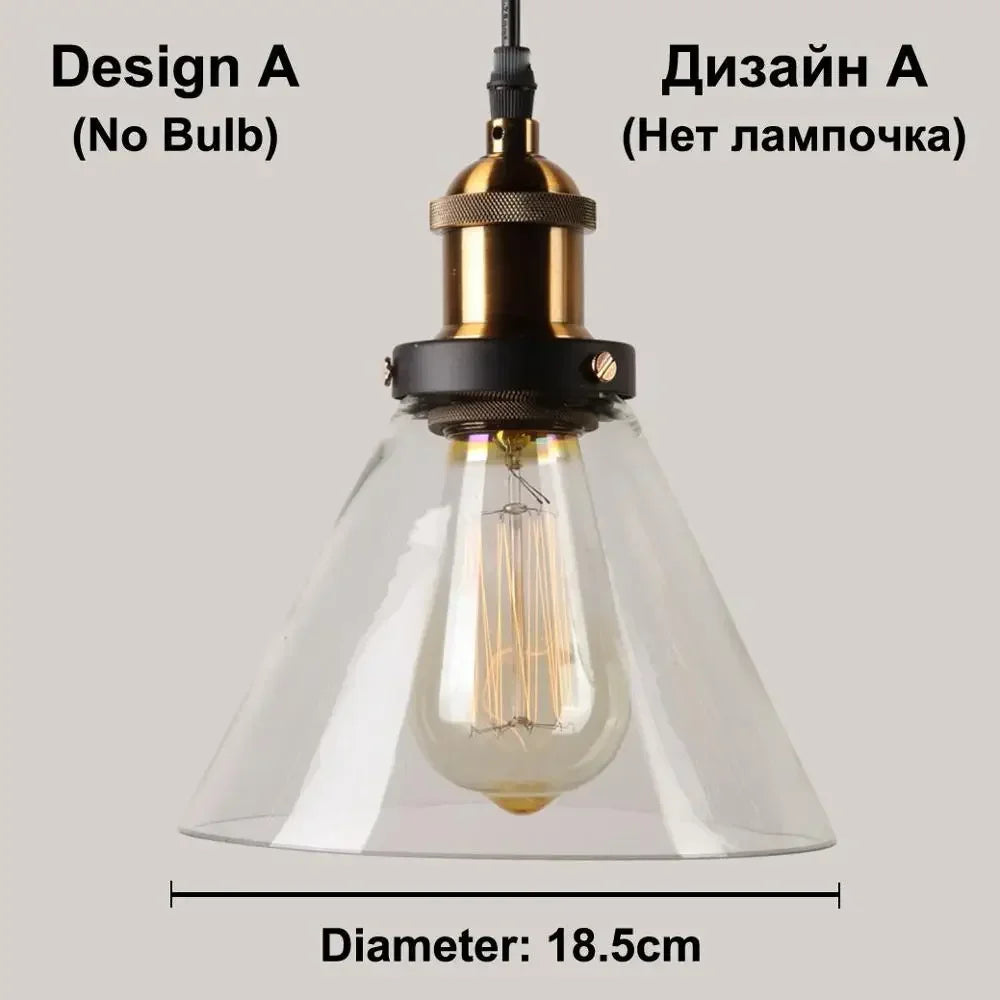 Nordic Loft Bedroom Pendant Lamp