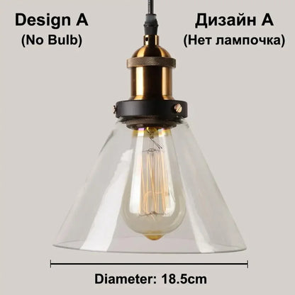 Nordic Loft Bedroom Pendant Lamp