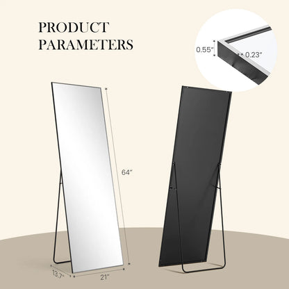 Full Body Wall Mirror with stand