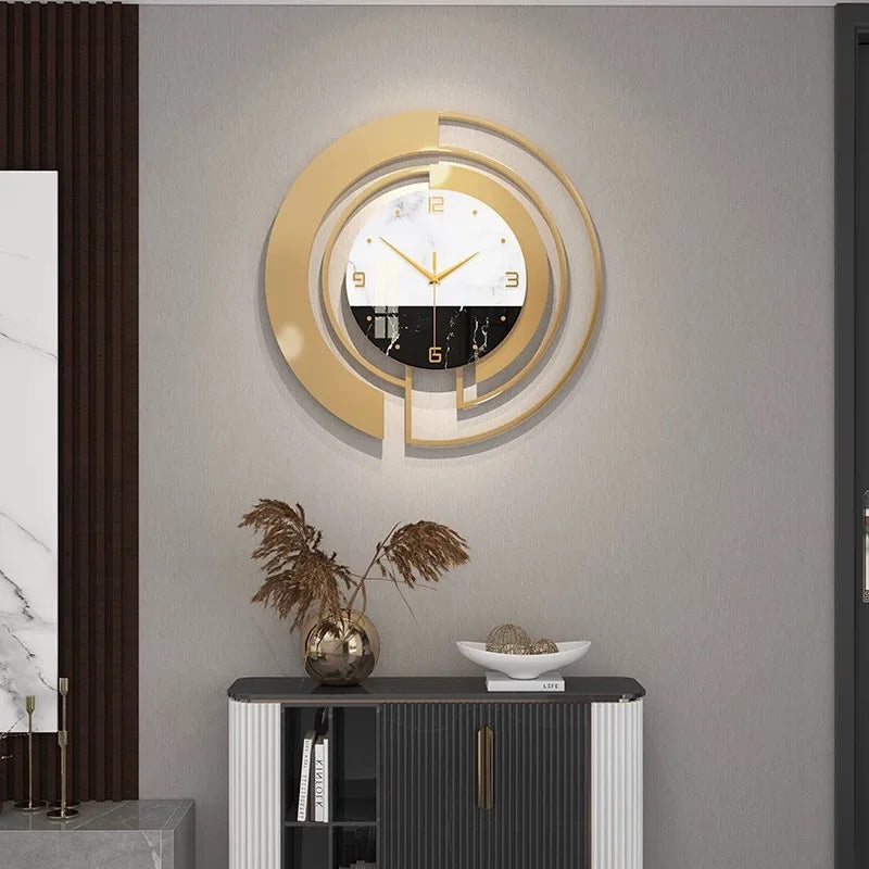 Wall Clock Living Room Light
