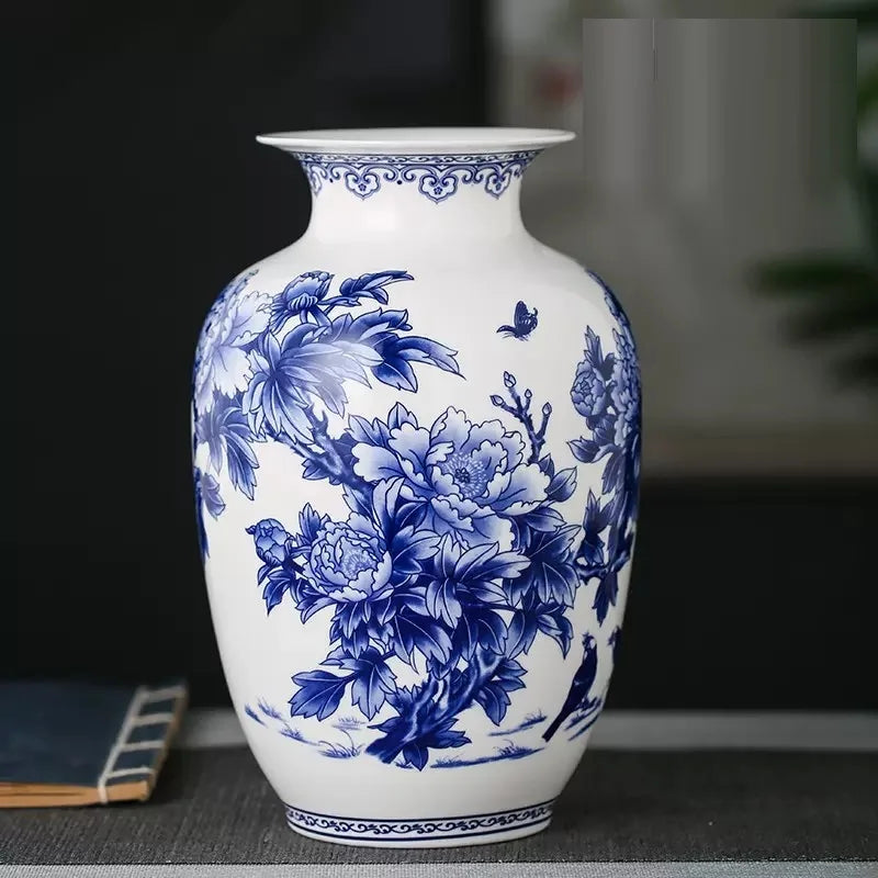 Blue and White Porcelain Vases