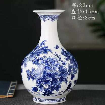Blue and White Porcelain Vases