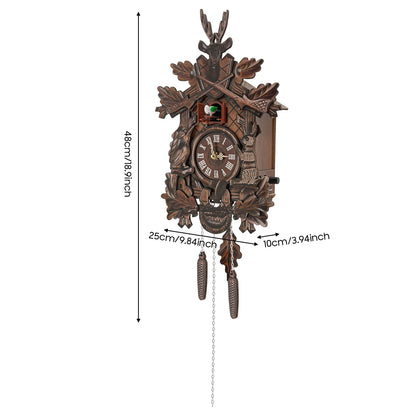 Vintage Wooden Cuckoo Wall Clock