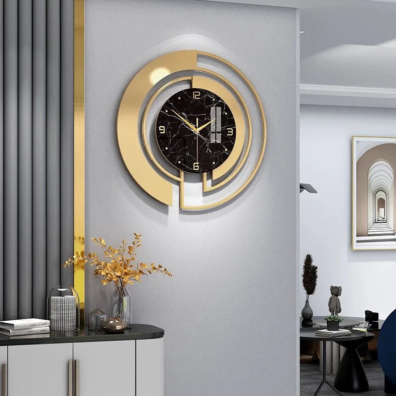 Wall Clock Living Room Light