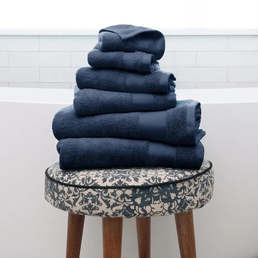 6 Piece Cotton Bath Towel Set