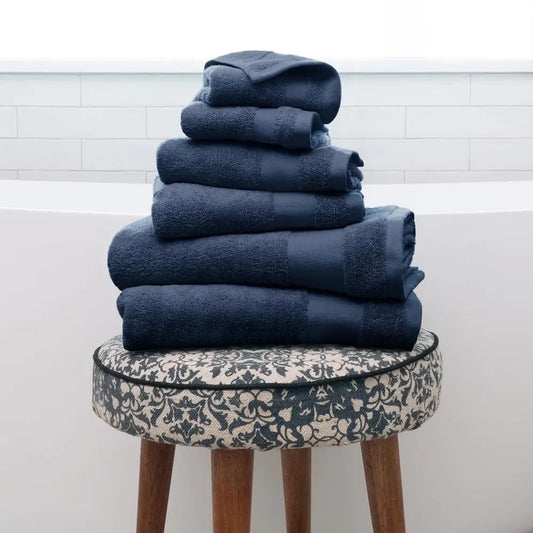 6 Piece Cotton Bath Towel Set