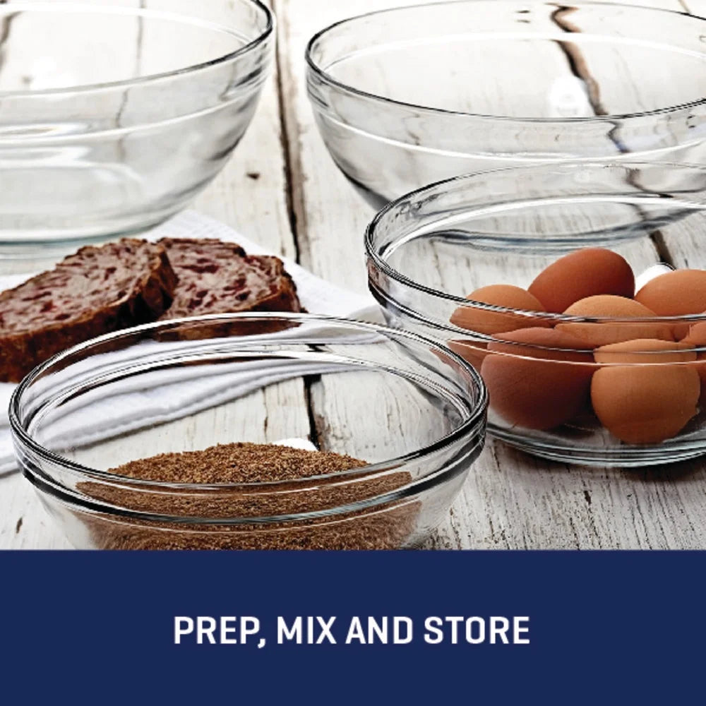 Glass Mixing Bowl Set