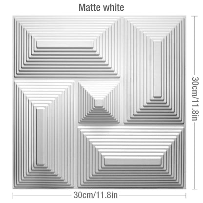 30cm Decorative 3D Wall Panel rose Diamond Design Non self-adhesive plastic tile 3D wall sticker living room Bathroom wall paper