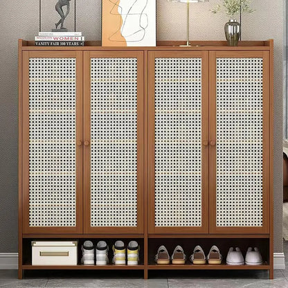Bamboo Shoe Cabinet
