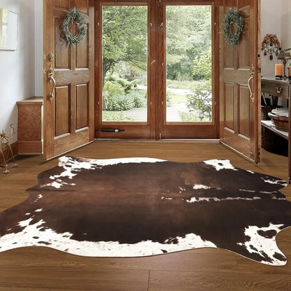 faux fur cowhide rug
