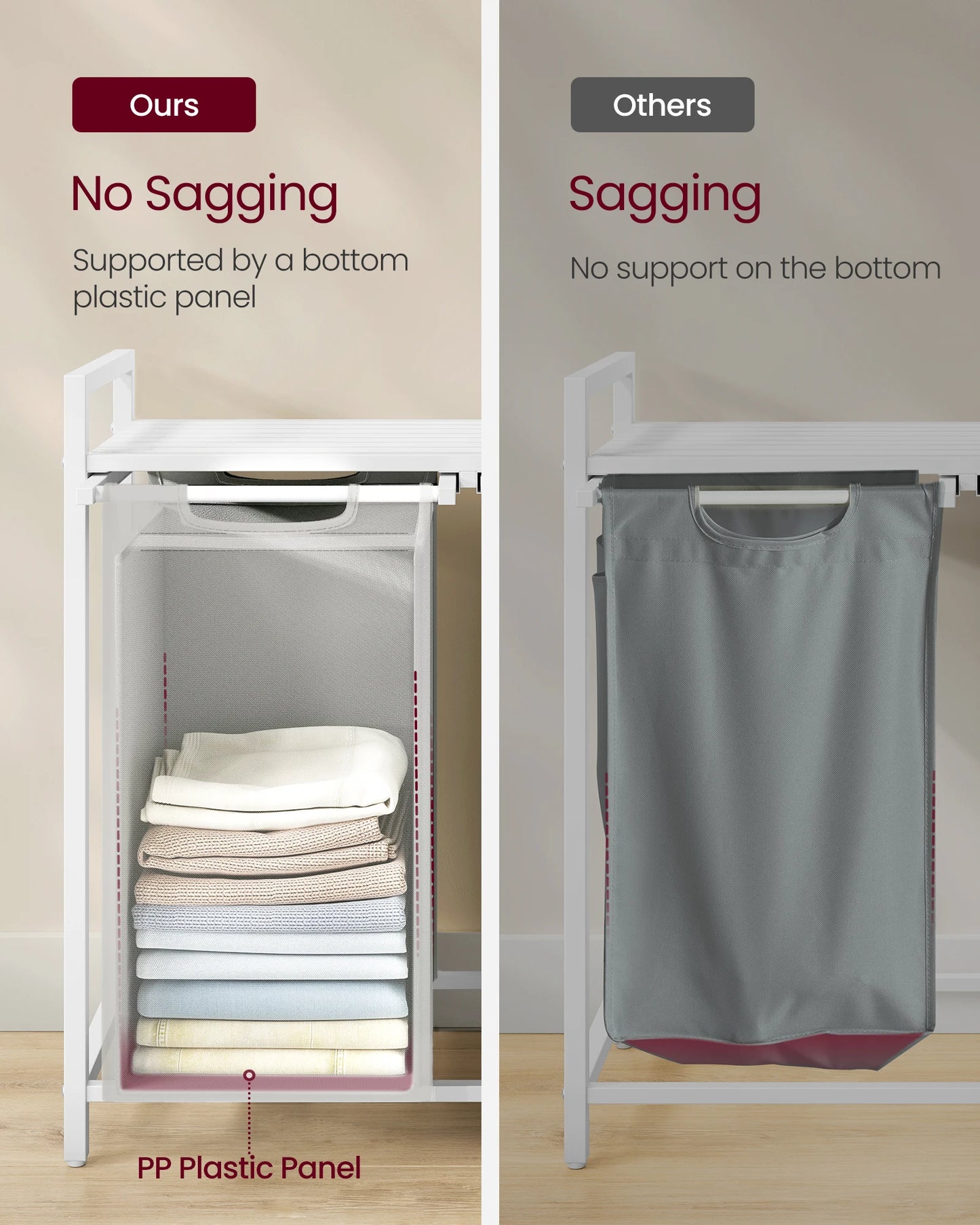 Laundry Hamper,  Sorter  with Removable Bags