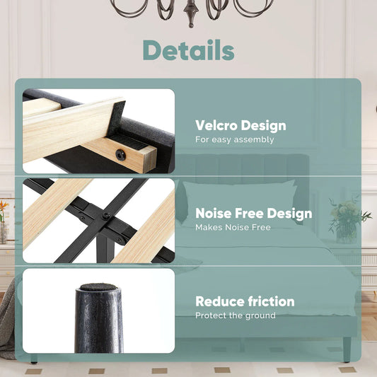 Wooden Solid Bed Frame
