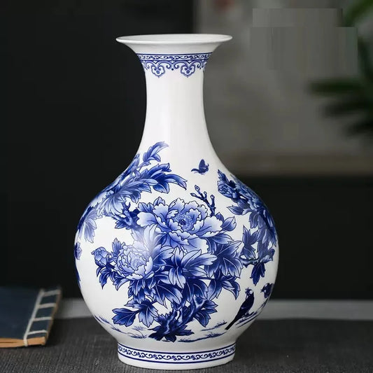 Blue and White Porcelain Vases