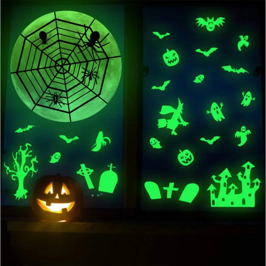 Halloween Glow-in-the-Dark Sticker Kit