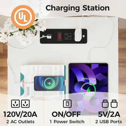 Nightstand  with Charging Station