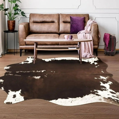 faux fur cowhide rug
