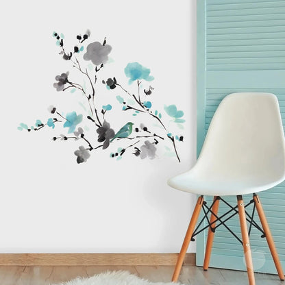 Plum Peach Blossom Wall Stickers