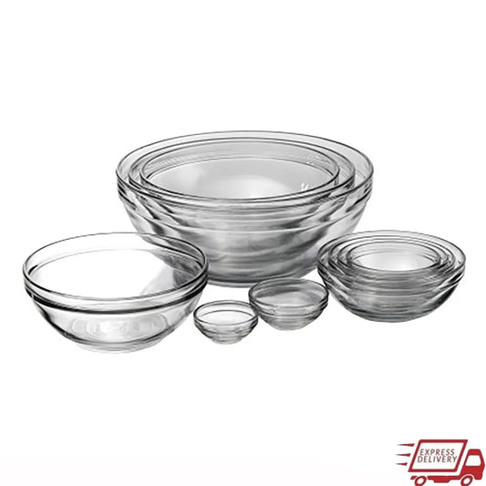 Glass Mixing Bowl Set