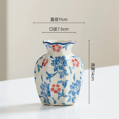 New Blue and White Porcelain Vase