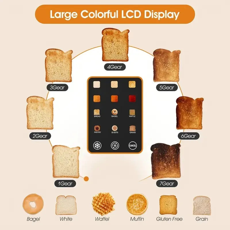 Bread Toaster with Touch Screen