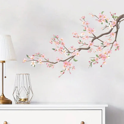 Plum Peach Blossom Wall Stickers
