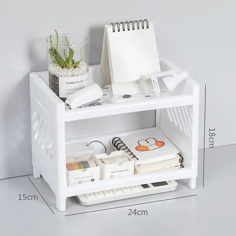 Desktop Double Layer Storage Rack