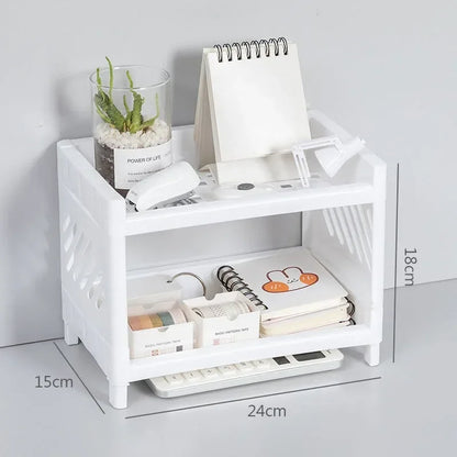 Desktop Double Layer Storage Rack
