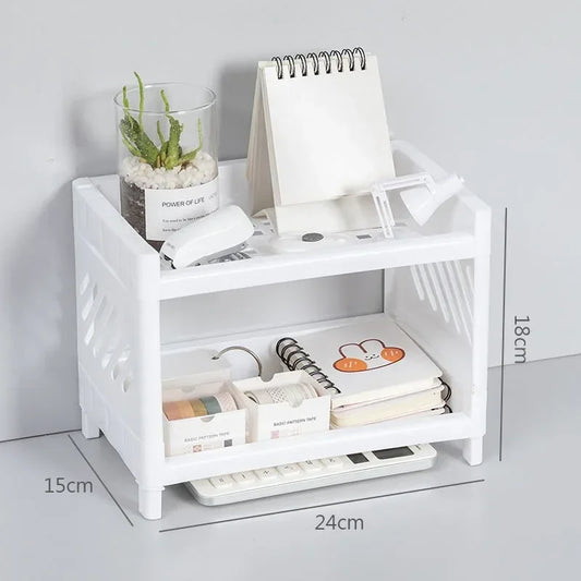 Desktop Double Layer Storage Rack
