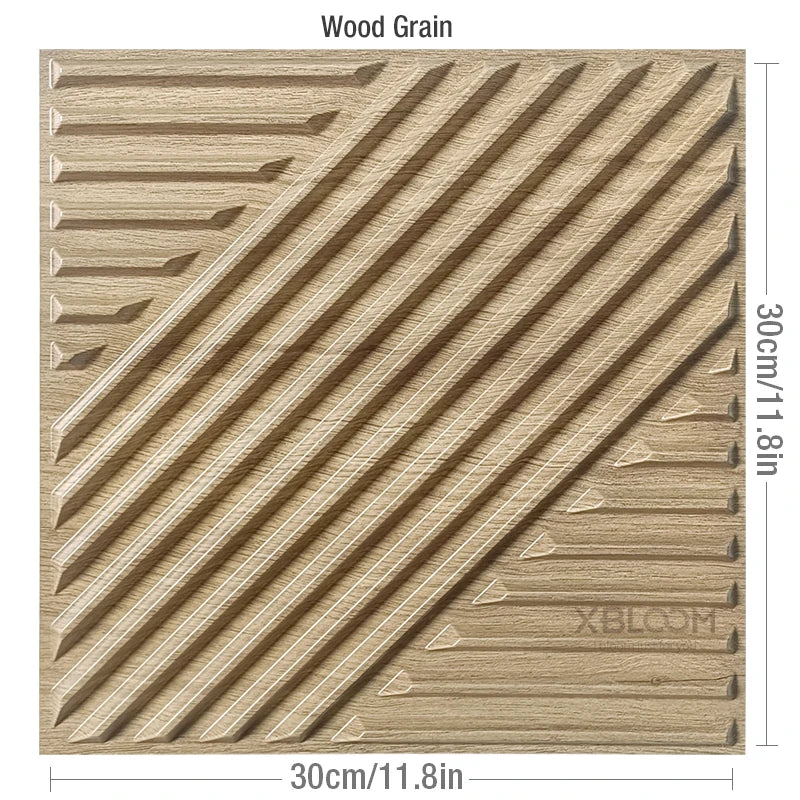 30cm Decorative 3D Wall Panel rose Diamond Design Non self-adhesive plastic tile 3D wall sticker living room Bathroom wall paper