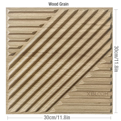 30cm Decorative 3D Wall Panel rose Diamond Design Non self-adhesive plastic tile 3D wall sticker living room Bathroom wall paper