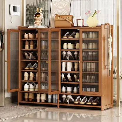Bamboo Shoe Cabinet