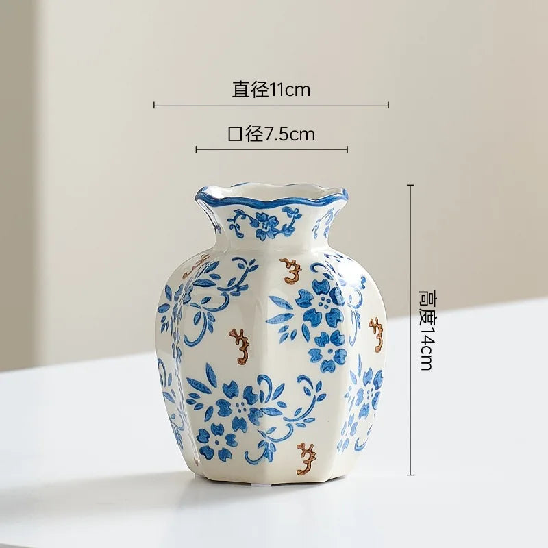New Blue and White Porcelain Vase
