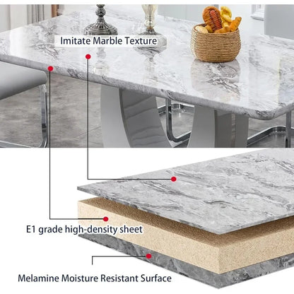 Dining Table Set for 6