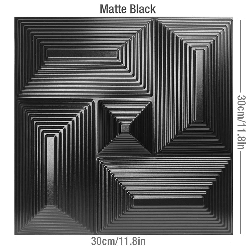 30cm Decorative 3D Wall Panel rose Diamond Design Non self-adhesive plastic tile 3D wall sticker living room Bathroom wall paper