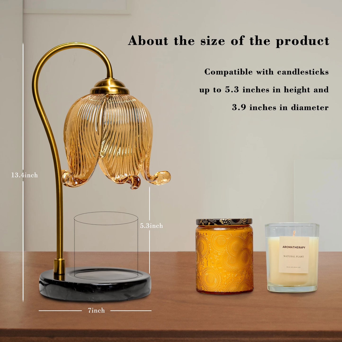 Tulip Flower Candle Lamp