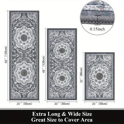 3 pcs set  Bohemian style rugs