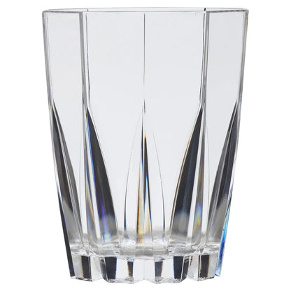 12 Piece Stackable Clear Acrylic Tumblers Set Unbreakable Drinkware BPA Free Ideal Indoor Outdoor Entertaining Dishwasher Safe