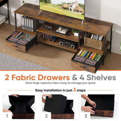 63IN Wooden Tv Stand