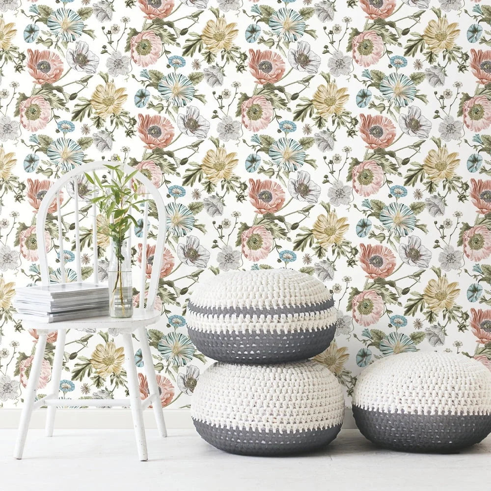 Vintage Floral Wallpaper