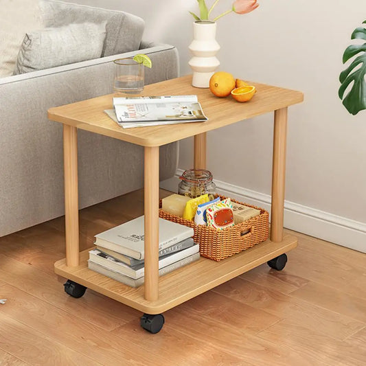 1Pc 360 Degree Swivel Small Coffee Table,