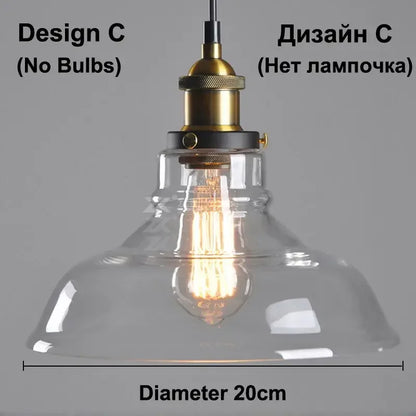Nordic Loft Bedroom Pendant Lamp