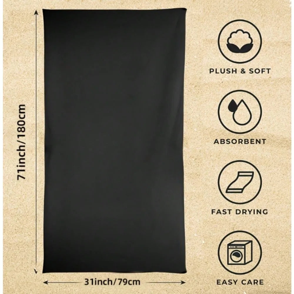 1pc tropical sunset  thick soft beach  towel