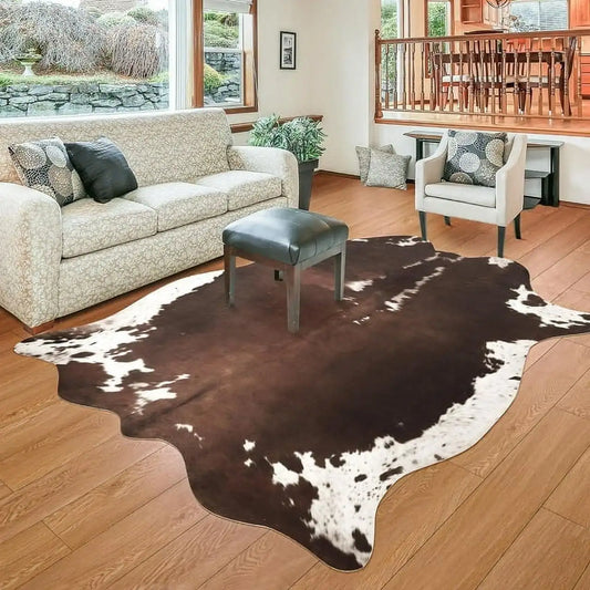 faux fur cowhide rug