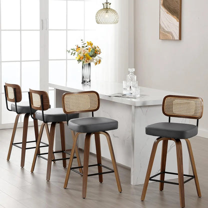 Swivel Bar Stools Set of 4